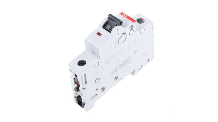 Interruttore magnetotermico ABB S201C0.5, 1P 500mA, 6 kA, per installazioni industriali, dimensioni 88mm x 17.5mm x 76mm.
