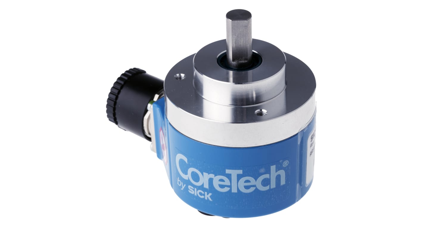 Encoder assoluto Sick ARS60-A4A08192, 8192 impulsi, uscita Gray SSI, IP65, 10-32 V c.c., diametro albero 10 mm.