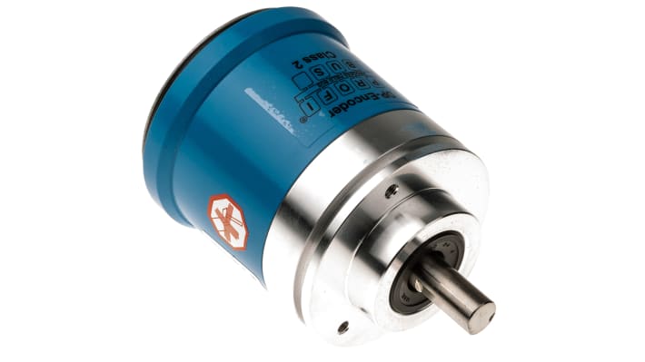 Sick ATM60-P4H13X13, encoder assoluto multigiro con 8192 impulsi per giro, diametro albero 10mm, classe di protezione IP67.