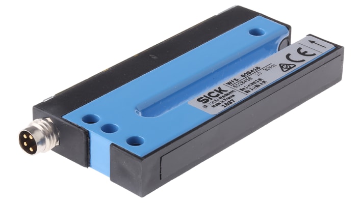 Sensore fotoelettrico a forcella Sick WF5-60B416, rilevamento 5 mm, montaggio a pannello, dimensioni 12 x 80 mm, IP65.