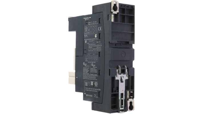 Starter motore avanzato Schneider Electric LUB320, potenza 25 hp, 690 V, corrente 21 A, dimensioni 45x126x154 mm, grado di protezione IP20.