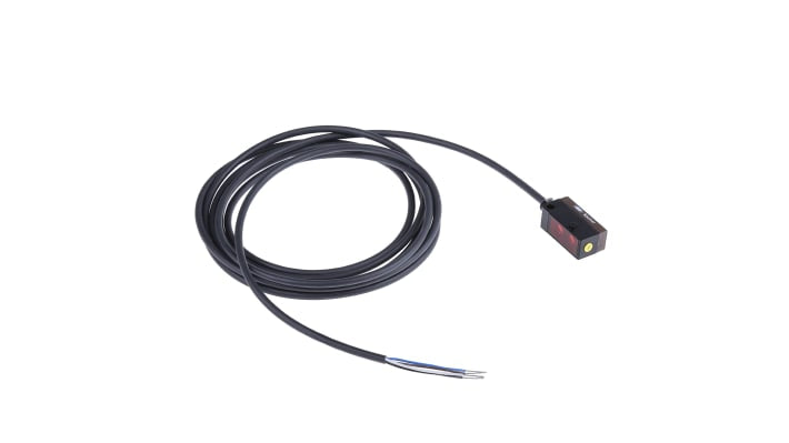 Sensore fotoelettrico rettangolare Baumer FHDK 10P5101, rilevamento 20-120 mm, uscita PNP, grado di protezione IP65.