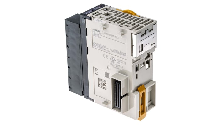 Modulo di espansione Omron CJ1W-ID211-SL per PLC Serie SYSMAC CJ, 16 ingressi digitali, dimensioni 90 x 31 x 89 mm.