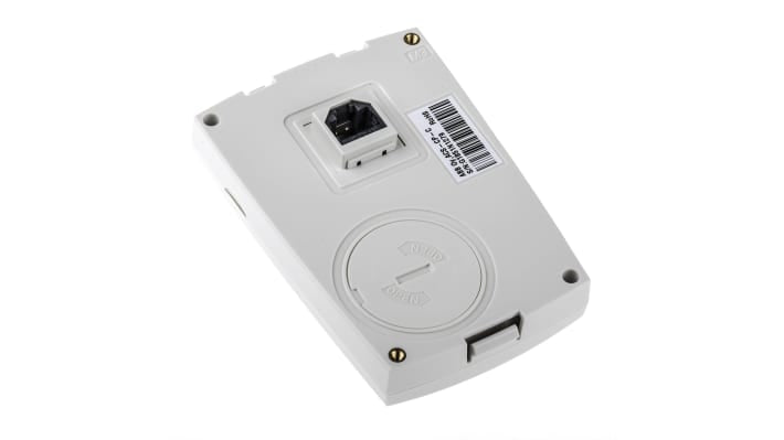 Pannello operatore ABB ACS-CP-C per azionamenti inverter, compatibile con serie ACS310-550, dimensioni 70 x 100 mm.