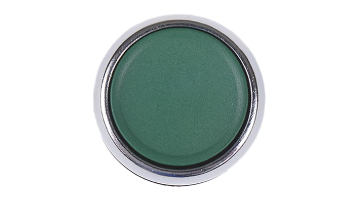 Attuatore Pulsante Instabile Allen Bradley 800FM-F3, Serie 800F, Verde - Finitura anodizzata resistente alla corrosione, Protezione IP65, Diametro foro 22mm.