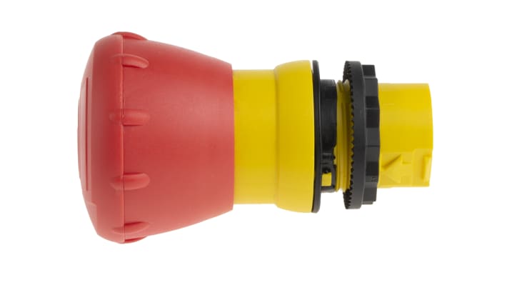 Pulsante di arresto di emergenza Allen Bradley 800FP-MT44, diametro 22mm, attuazione a pulsante, grado di protezione IP65.