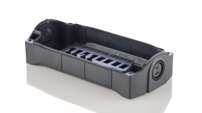 Scatola per pulsante Allen Bradley 800F-3PM, 3 fori Ø 22mm, IP66. Protezione da polvere e umidità, ideale per ambienti industriali.