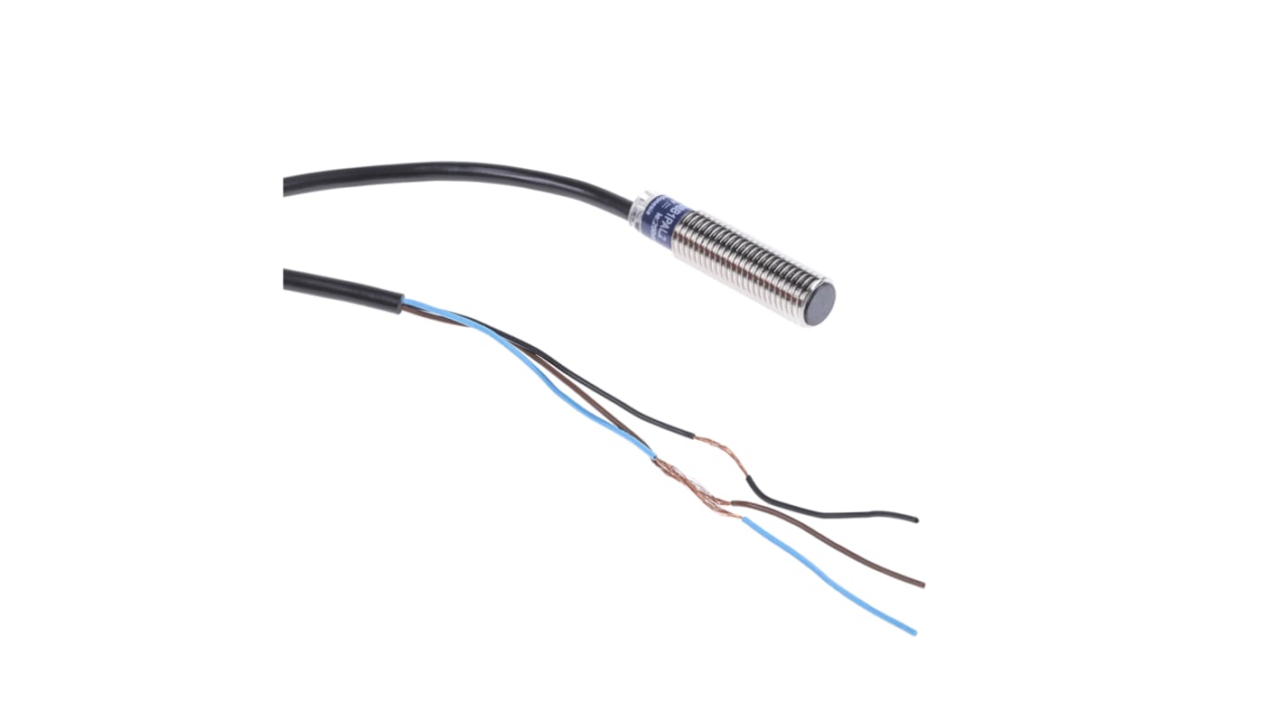 Sensore di prossimità induttivo Telemecanique XS508B1PAL2, M8, rilevamento 1,5mm, PNP, IP67, per applicazioni industriali.