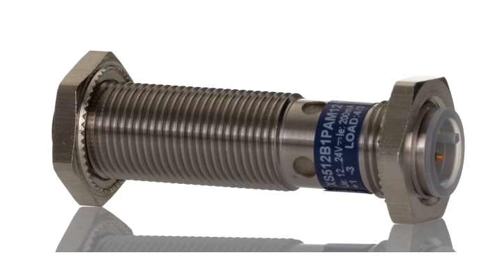 Telemecanique Sensors XS512B1PAM12: Sensore induttivo cilindrico PNP, M12 x 1, rilevamento 2 mm, 10-36 V c.c. - Ideale per applicazioni industriali.