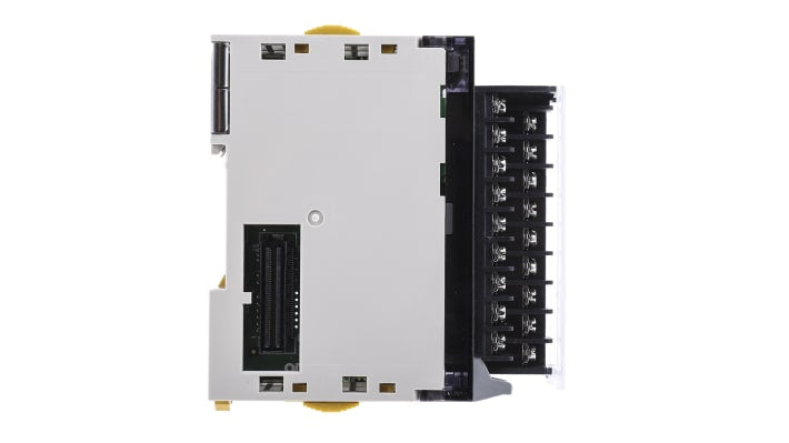Modulo I/O PLC Omron CJ1W-OD212, Serie SYSMAC CJ, 16 punti, uscita transistor, 500mA, dimensioni 89x31x95,4mm. Ideale per automazione industriale e robotica.