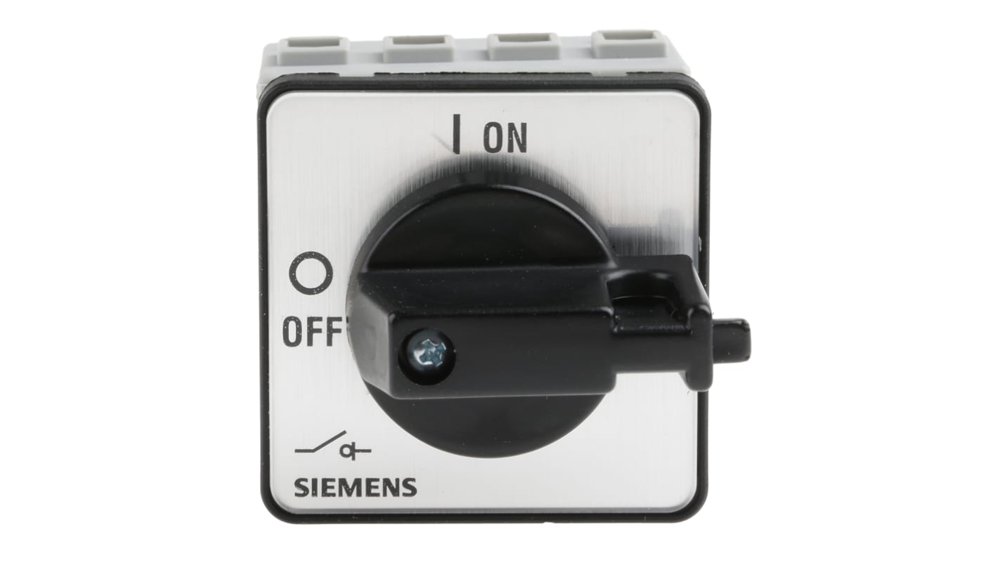 Interruttore di isolamento Siemens 3LD2022-0TK11, 3 poli, 16A, montaggio a pannello, dimensioni 66x49x89,5mm, grado di protezione IP65.