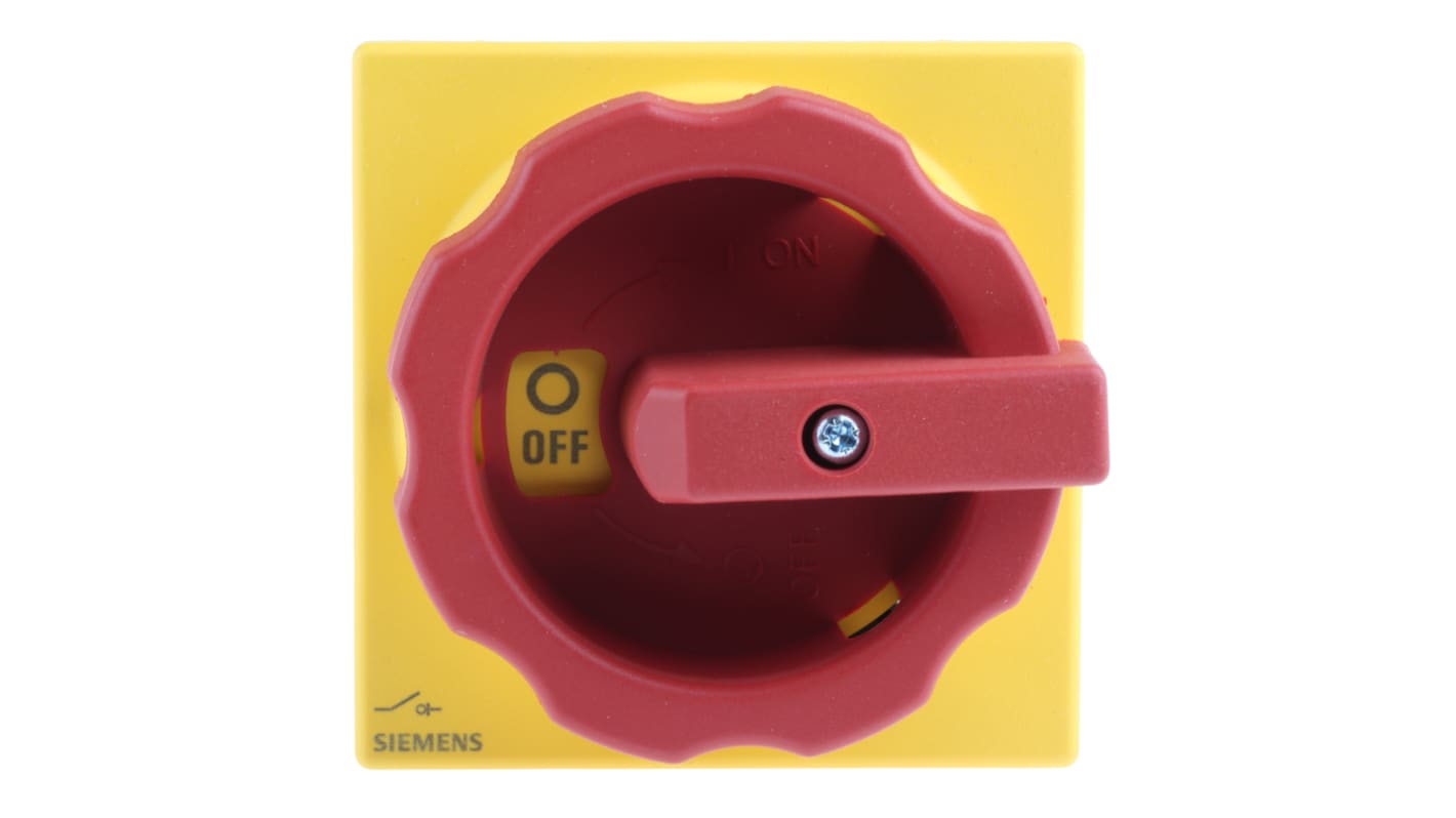 Interruttore isolante Siemens 3LD2504-0TK53, 63A 690V ca IP65. Protezione macchinari ad alta potenza. Adatto a fabbriche e impianti industriali.