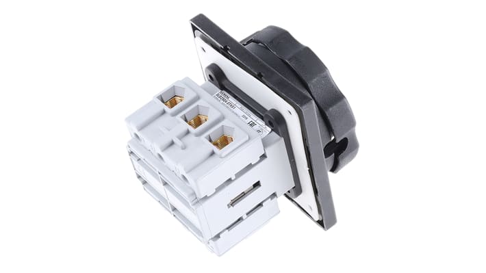 Interruttore isolante Siemens 3P 63A 690V CA IP65 per applicazioni industriali ad alta potenza. Resistente e compatto.