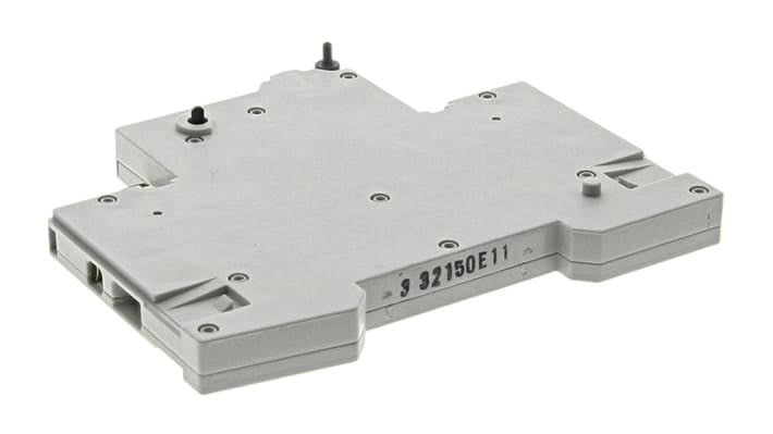 Interruttore di attivazione Siemens 5ST3012 per guida DIN, 2 contatti N/C, serie 5ST3. Ideale per sezionatori fino a 63A.