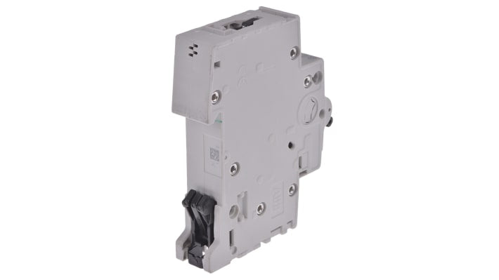 Interruttore magnetotermico ABB S201M-C1, 1 polo, 1 A, montaggio su guida DIN, dimensioni 88 x 17,5 x 69 mm.