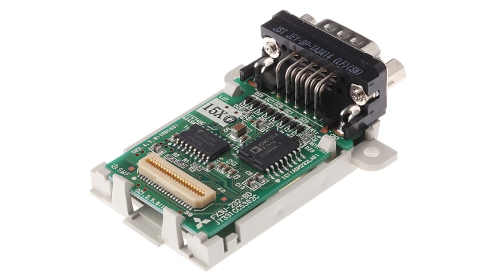 Modulo di comunicazione Mitsubishi Electric FX3U-232-BD per PLC FX3U, supporta RS232, RS422 e RS485, montaggio di due moduli ADP.