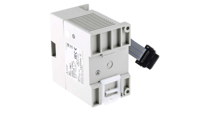 Modulo di comunicazione Ethernet Mitsubishi Electric FX3U-ENET per PLC FX3U, connettore RJ45, dimensioni 90 x 55 x 87 mm.