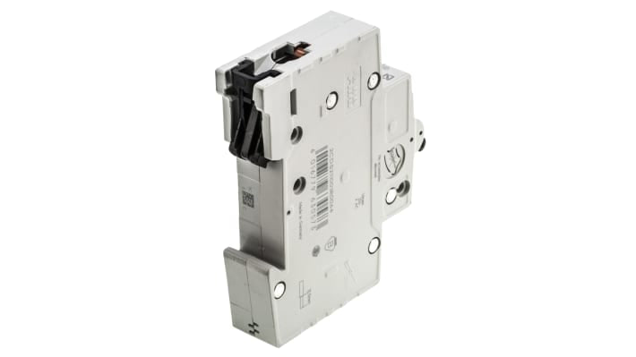 Interruttore magnetotermico unipolare ABB SH201-C6, 6A, Tipo C, montaggio su guida DIN, dimensioni 85mm x 69mm.