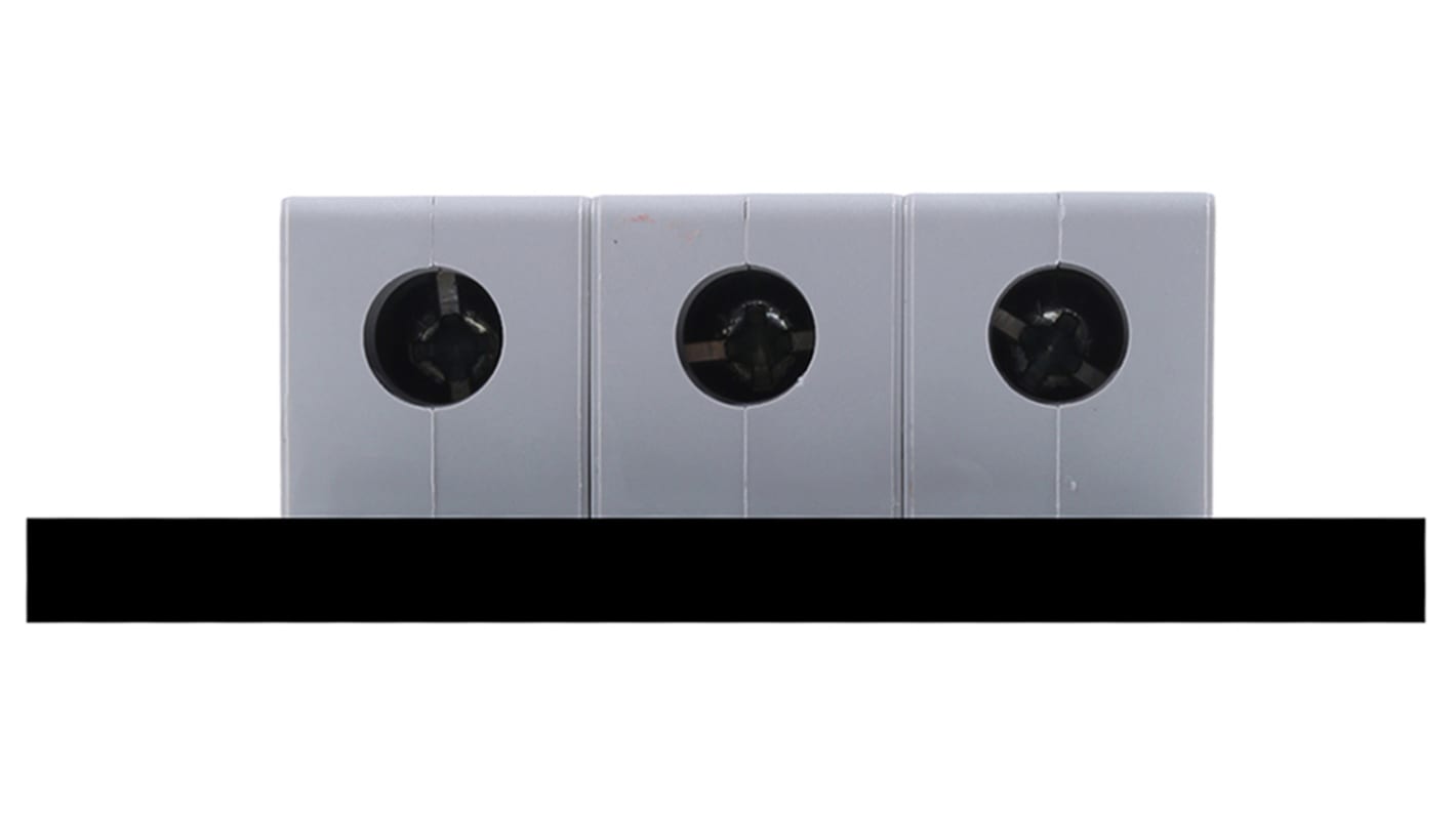 Interruttore magnetotermico ABB SH203-C20, 3 poli, 20A, 440V, montaggio su guida DIN, dimensioni 85x52.5x69mm.
