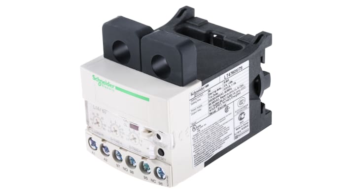 Relè di sovraccarico Schneider Electric LT4760M7S, 1 NO + 1 NC, 60 A, montaggio a vite, dimensioni 70.3 x 71 x 77.2 mm.