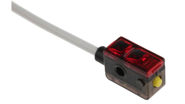 Sensore fotoelettrico Baumer FHDK 07P6901/KS35A, rettangolare a diffusione, rilevamento 10-60 mm, uscita PNP, IP65.