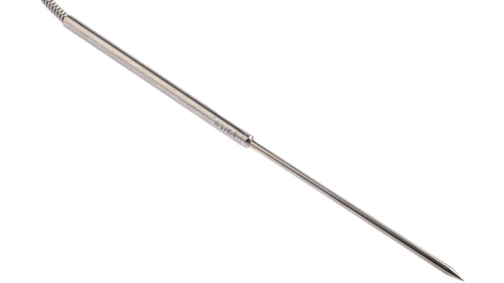 Sensore di temperatura Jumo 902350/34-386-1001-1-5-150-2-04-3100/317, RTD PT100, lunghezza sonda 150mm, diametro 5mm, classe B, cavo PTFE 3m.