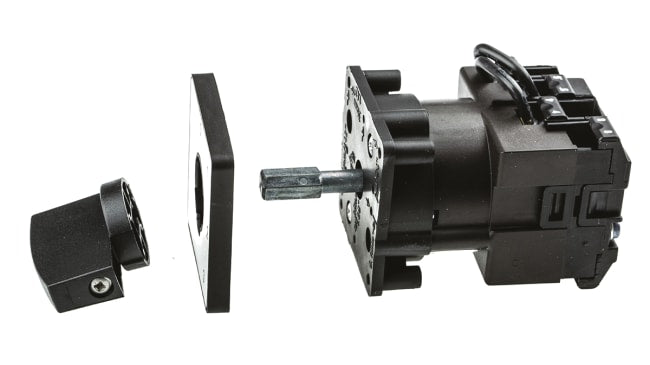 Interruttore industriale a camma Schneider Electric K1C003QLH, 4 posizioni, 5,6A 690V, IP65, -25 → +55 °C. Protezione per dita, contatti a interruzione lenta. Per circuiti di controllo e alimentazione.