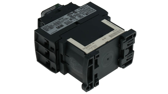 Contattore Schneider Electric LC1D32BD 3 poli 15 kW 32 A 24 V c.c. per sistemi industriali e commerciali. Eco-sostenibile e resistente.