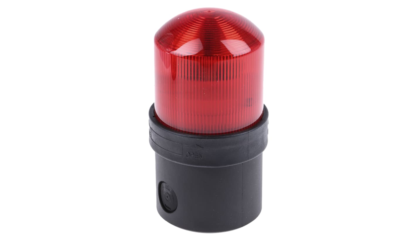 Segnalatore Fisso LED Rosso 24V ca/cc Harmony XVB IP65 Schneider Electric XVBL0B4 - Diametro 70mm.