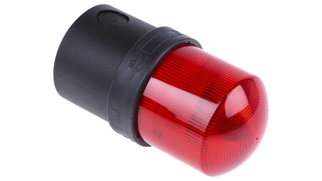 Segnalatore Fisso LED Rosso 24V ca/cc Harmony XVB IP65 Schneider Electric XVBL0B4 - Diametro 70mm.