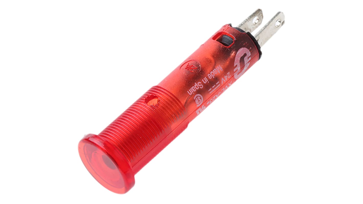 Spia LED 8mm Schneider Electric XVLA234 per montaggio a pannello, IP40/IP65 Harmony XVL. Ideale per ambienti industriali e telecomunicazioni.