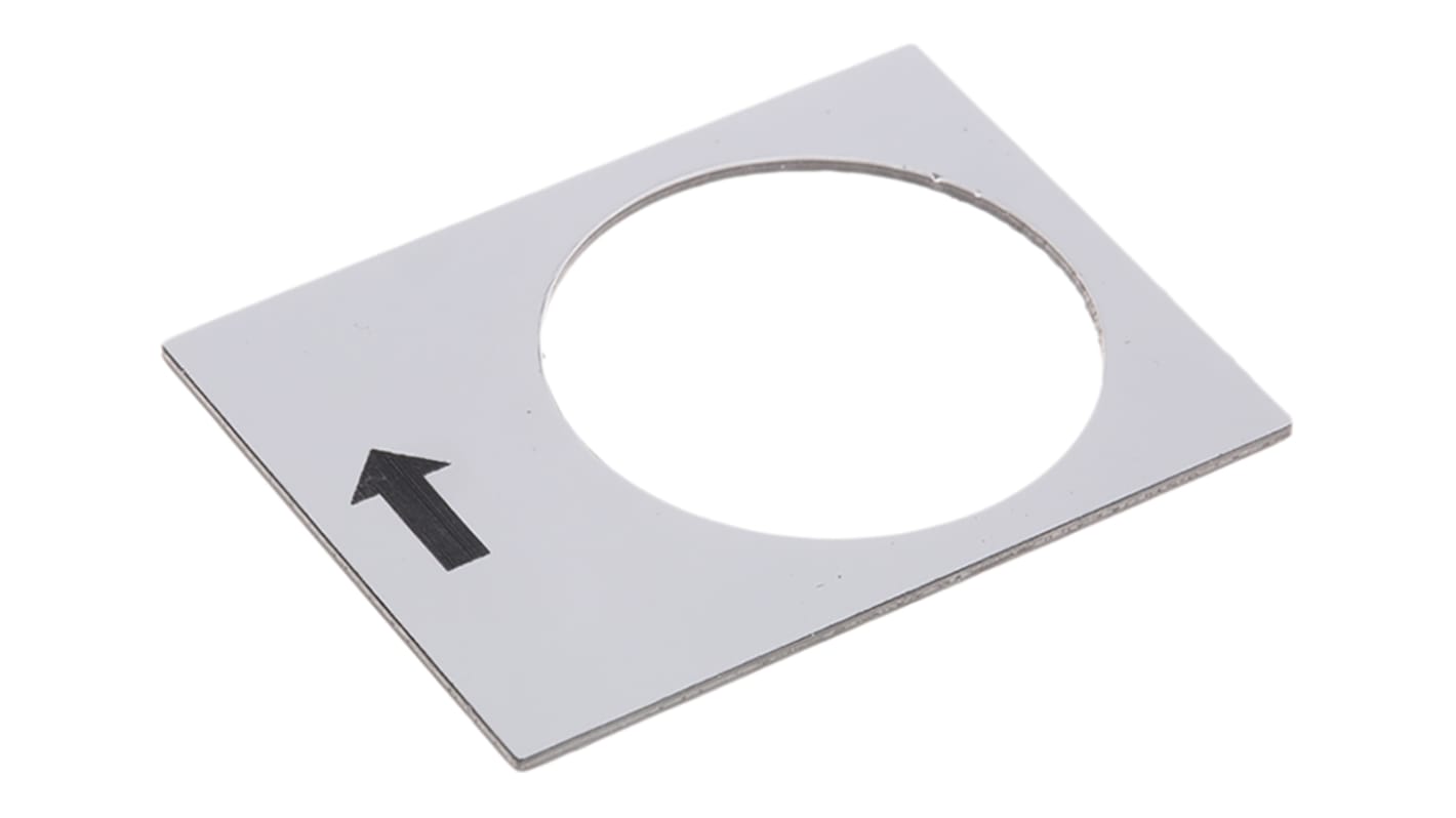 Etichette Schneider Electric ZB2BY4901 30x40 mm per stazioni di controllo XAC A con simboli NF e 52-124. Ideali per sollevamento/lento o destro/lento.