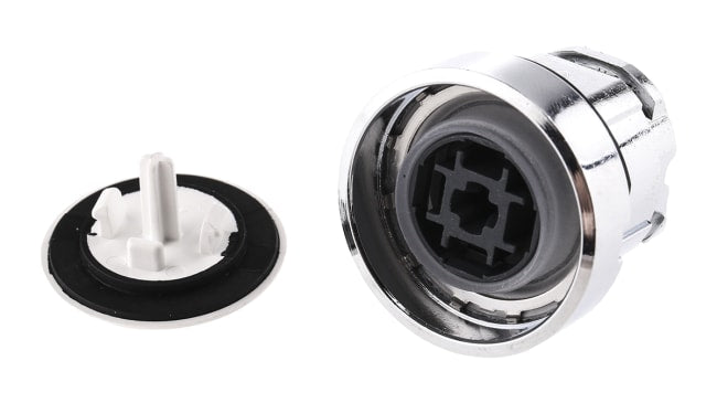 Testa Pulsante Schneider Electric ZB4BA334 Harmony XB4, Bianco, Ritorno a Molla