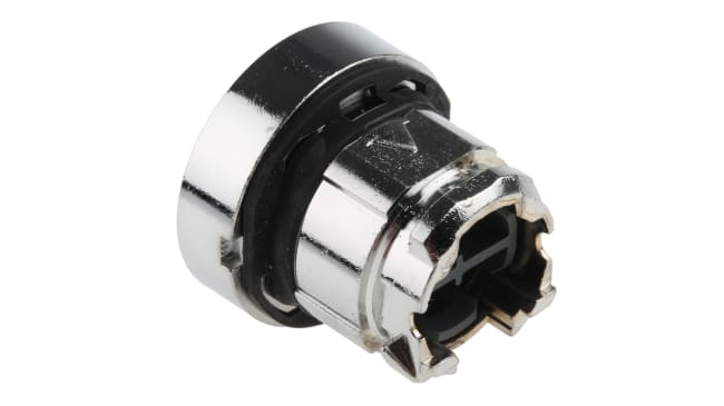 Testa per pulsante a pressione ZB4BA335 di Schneider Electric - Serie Harmony XB4, Nero, Freccia, Ritorno a molla. IP67, 22mm.