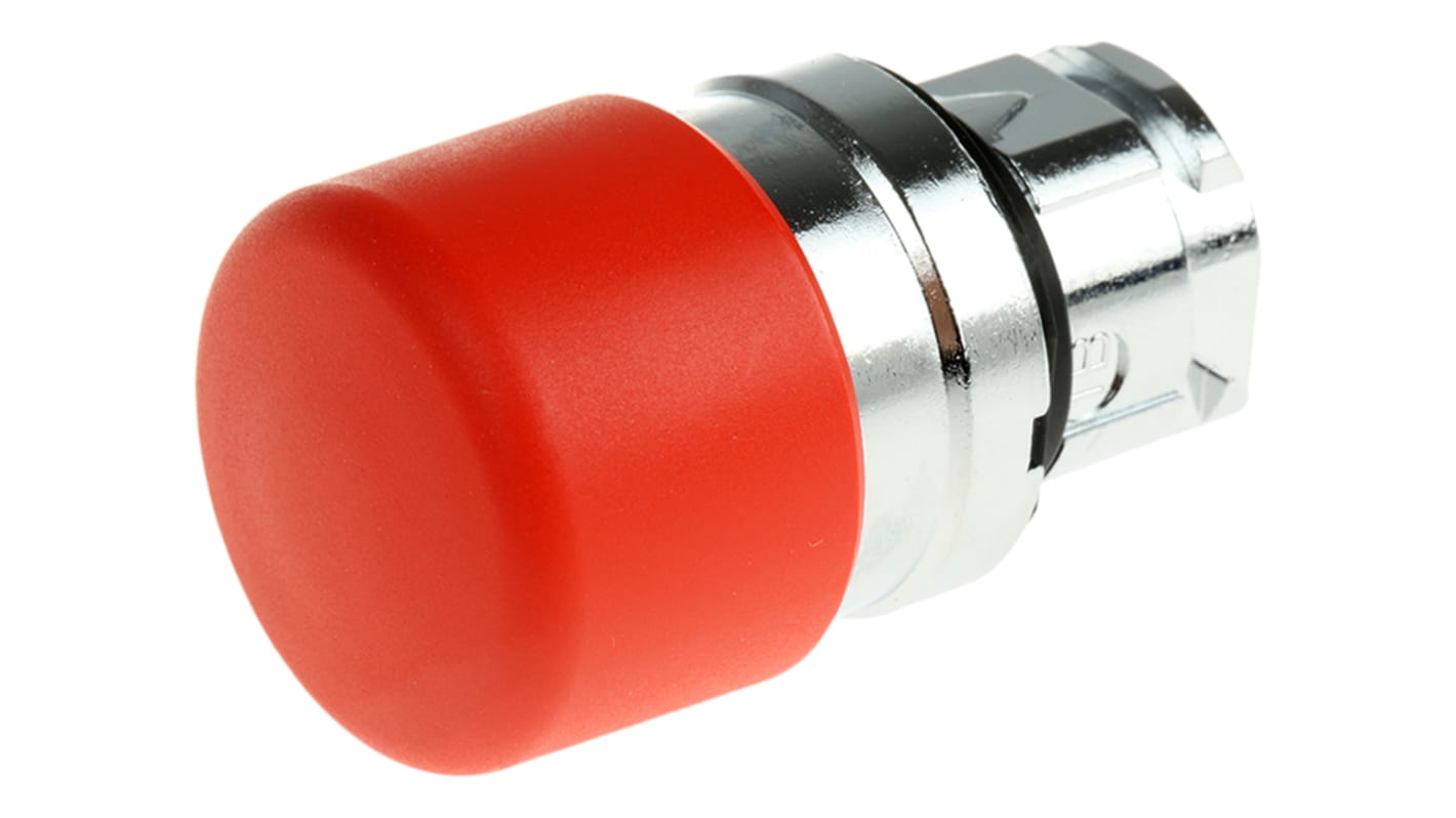 Attuatore pulsante instabile rosso Schneider Electric, serie Harmony XB4, diametro 30mm, protezione IP66/IP69K.