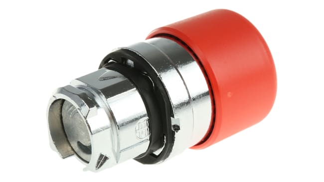 Attuatore pulsante instabile rosso Schneider Electric, serie Harmony XB4, diametro 30mm, protezione IP66/IP69K.