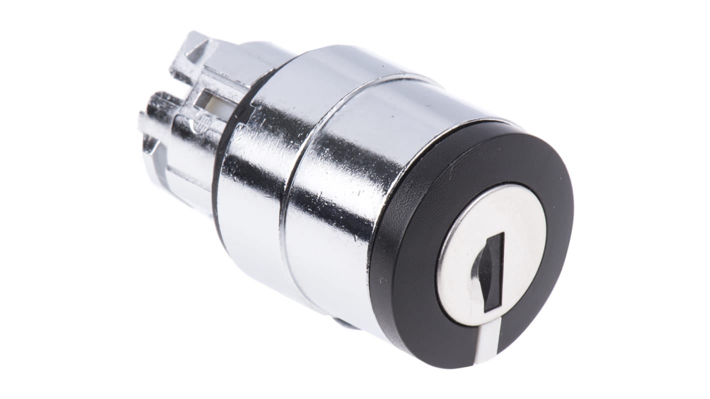 Testa selettore Harmony ZB4BG212 22mm, 2 posizioni, IP66/IP67/IP69, per settori industriali e infrastrutture. Schneider Electric.