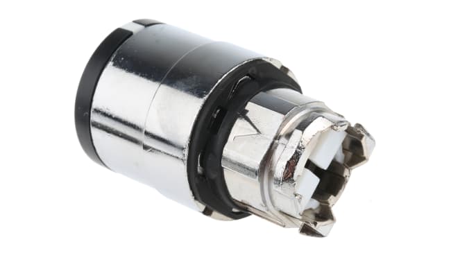 Testa selettore Harmony XB4, 2 posizioni, cod. ZB4BG214 - Schneider Electric - Protezione IP66/IP67/IP69K, ideale per applicazioni industriali.