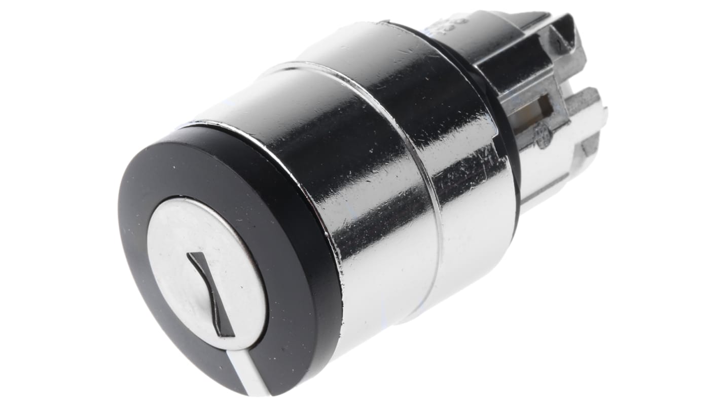 Testa selettore Harmony XB4 Schneider Electric ZB4BG8: 3 posizioni, IP66/IP67/IP69K, ritorno a molla. Ideale per impianti industriali.