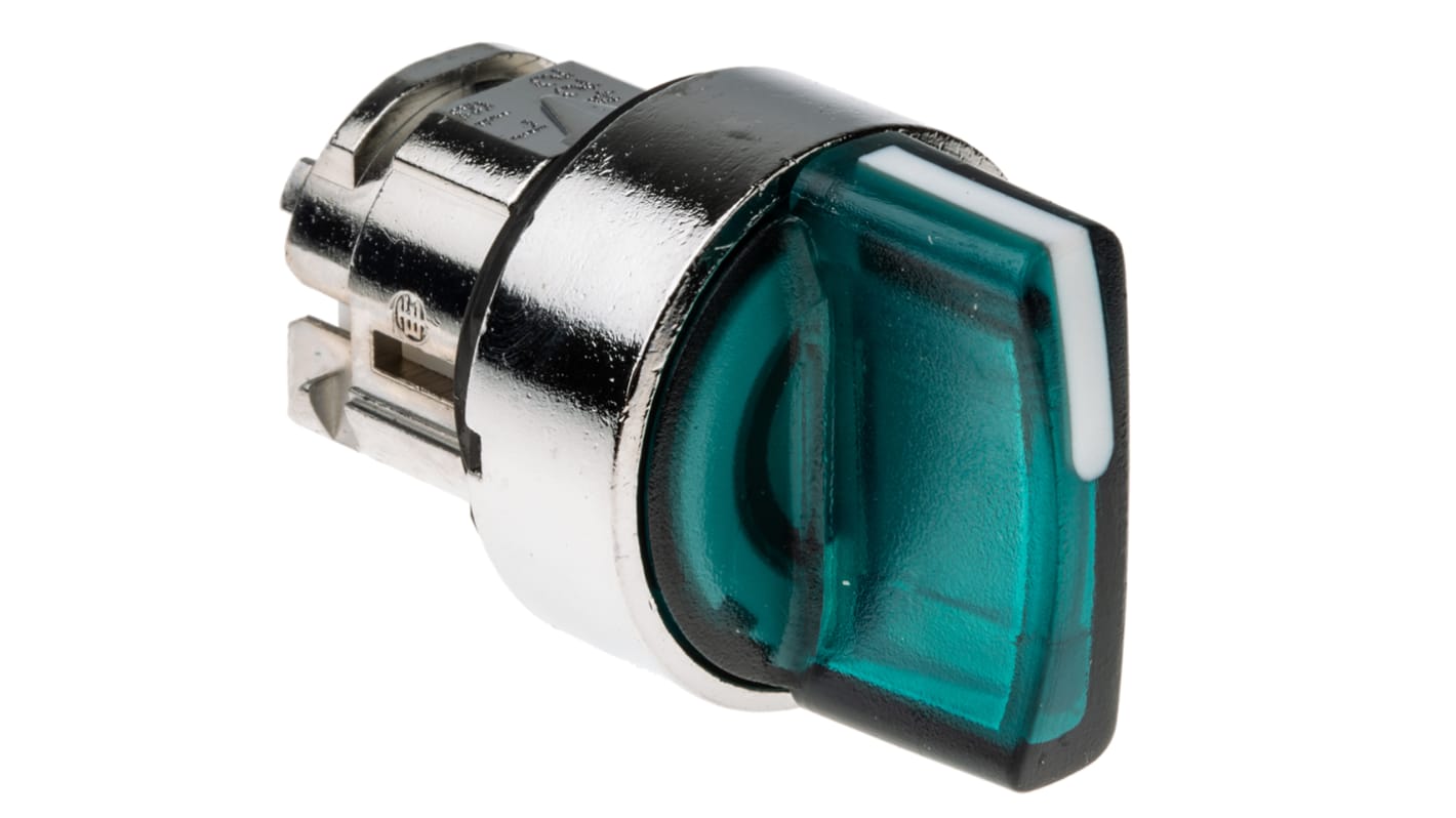 Testa selettori Harmony XB4 Schneider Electric ZB4BK1533, 3 posizioni, Ø 22mm, Impugnatura standard, ideale per applicazioni industriali.