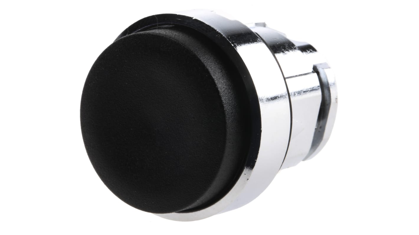 Attuatore pulsante ZB4BL2 Harmony XB4, Nero - Push-push, ritorno a molla, installazione filo. Metallo, IP66/67/69K. Schneider Electric.