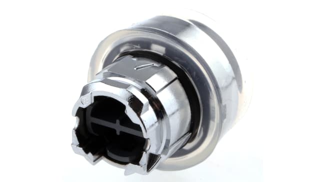 Attuatore pulsante ZB4BP2 Harmony XB4, Nero. Protezione IP66/IP67, ritorno a molla. Diametro foro 22mm. Metallo. -40°C/+70°C. Schneider Electric.