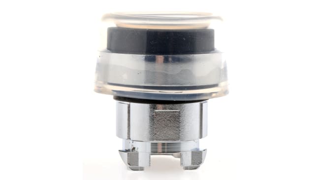 Attuatore pulsante ZB4BP2 Harmony XB4, Nero. Protezione IP66/IP67, ritorno a molla. Diametro foro 22mm. Metallo. -40°C/+70°C. Schneider Electric.