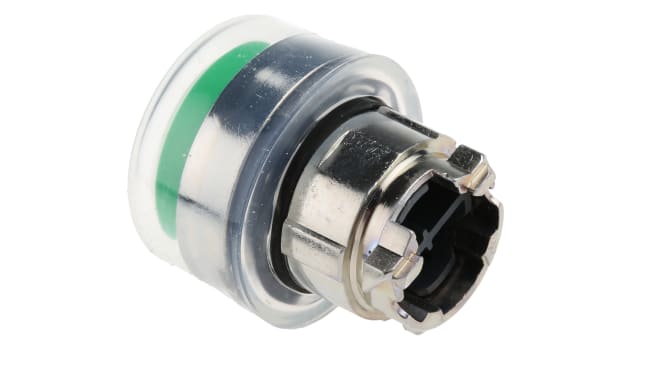 Testa Pulsante Ritorno a Molla 22mm Verde Harmony XB4 IP66/IP67 - Schneider Electric ZB4BP3: ideale per pannelli di controllo e macchinari industriali.