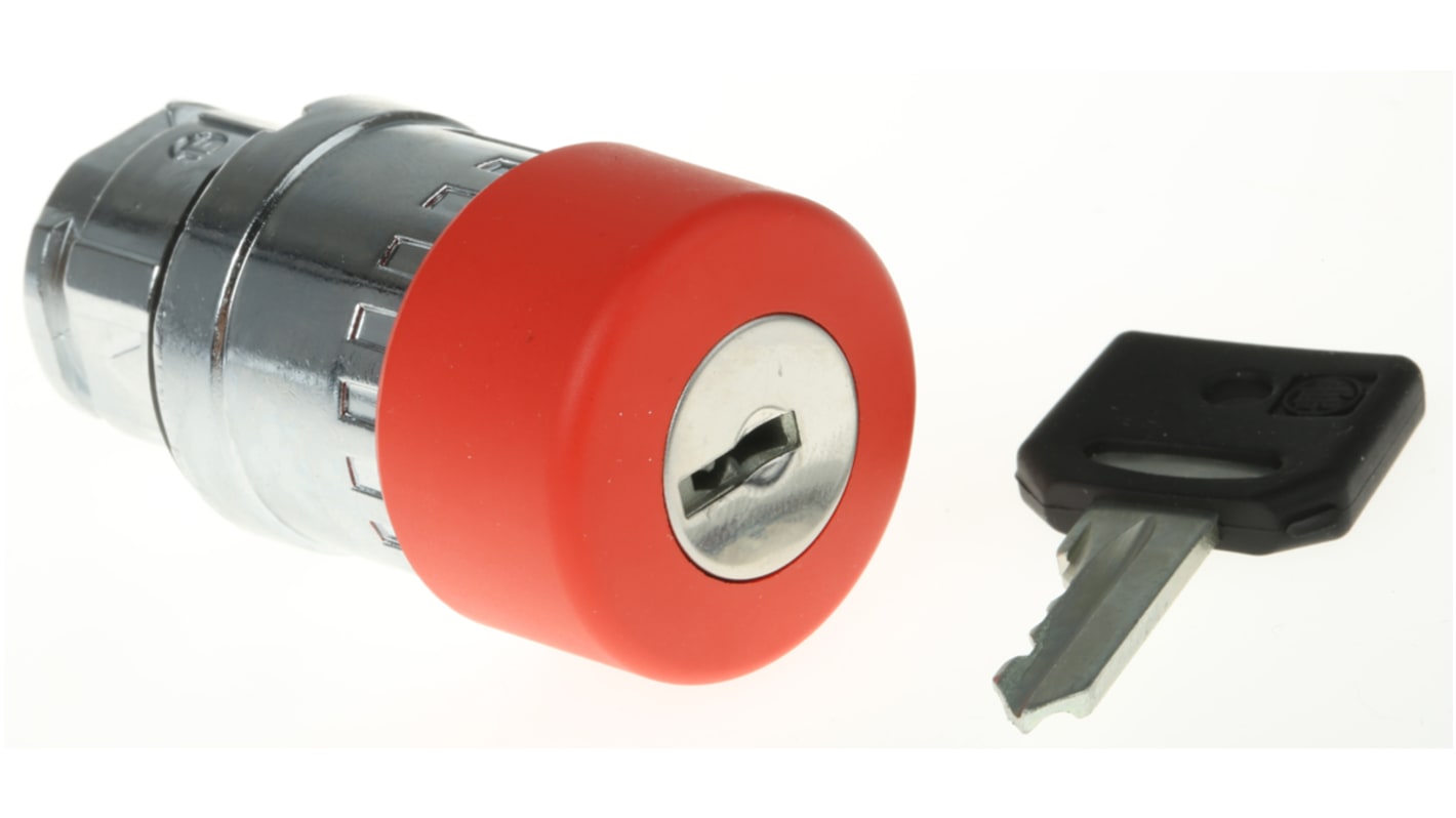 Pulsante di arresto di emergenza Schneider Electric Harmony XB4 ZB4BS934, Ø 22mm, certificato IP66 per applicazioni industriali.