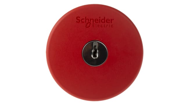 Pulsante di arresto di emergenza Harmony XB4, Ø 22mm, ZB4BS964 - Schneider Electric. Resistente e versatile per applicazioni industriali.