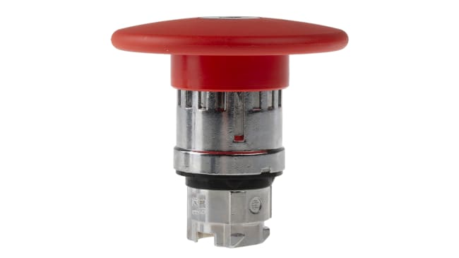 Pulsante di arresto di emergenza Harmony XB4, Ø 22mm, ZB4BS964 - Schneider Electric. Resistente e versatile per applicazioni industriali.