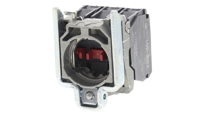 Blocco contatti Schneider Electric ZB4BZ141, 1 NA + 2 NC, 600V, terminali a vite, affidabile per applicazioni industriali.