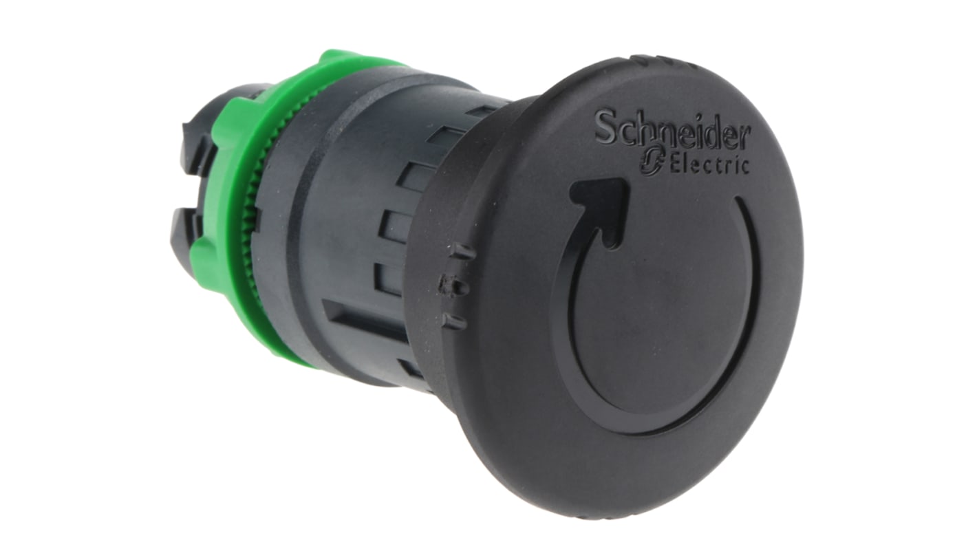 Attuatore pulsante ruotare Schneider Electric Harmony XB5, testa a fungo, diametro 22mm, protezione IP66/IP67/IP69K.