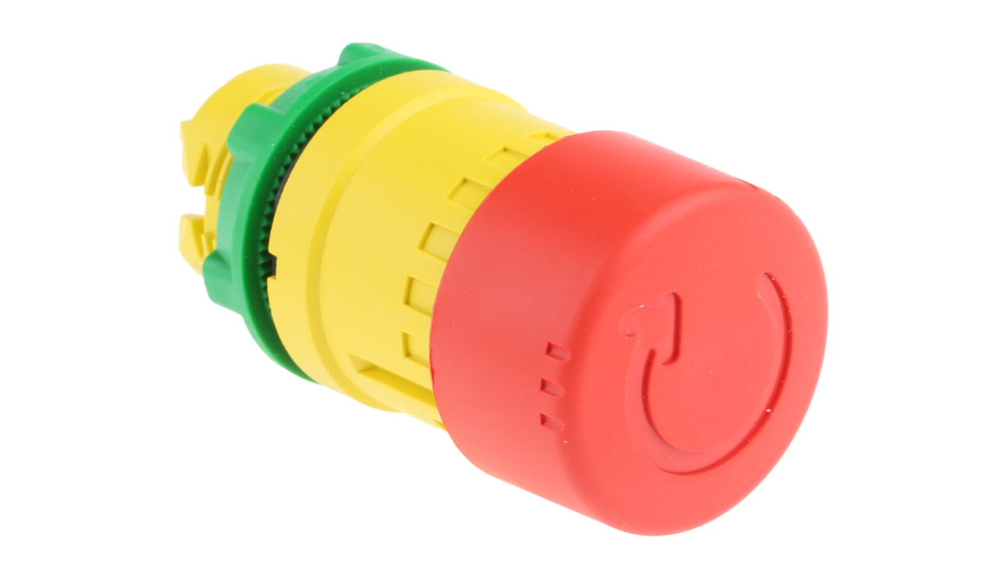 Pulsante di arresto di emergenza Schneider Electric Harmony XB5, Ø 22mm - resistente e compatto per ambienti industriali. IP69K. Ideale per vari settori.